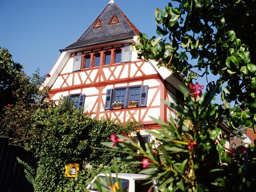 Hotel Garni Zur Bergstrasse Zwingenberg  ภายนอก รูปภาพ